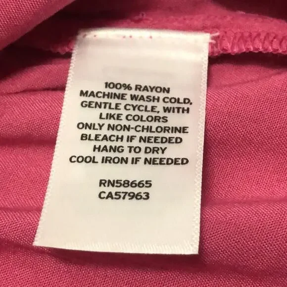 Abound Pink Ruffle Sleeve Peplum Hemline Blouse Size XS - Picture 6 of 7